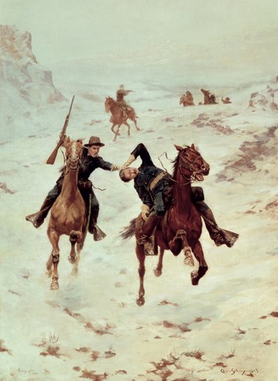 The Despatch Riders by Charles Schreyvogel